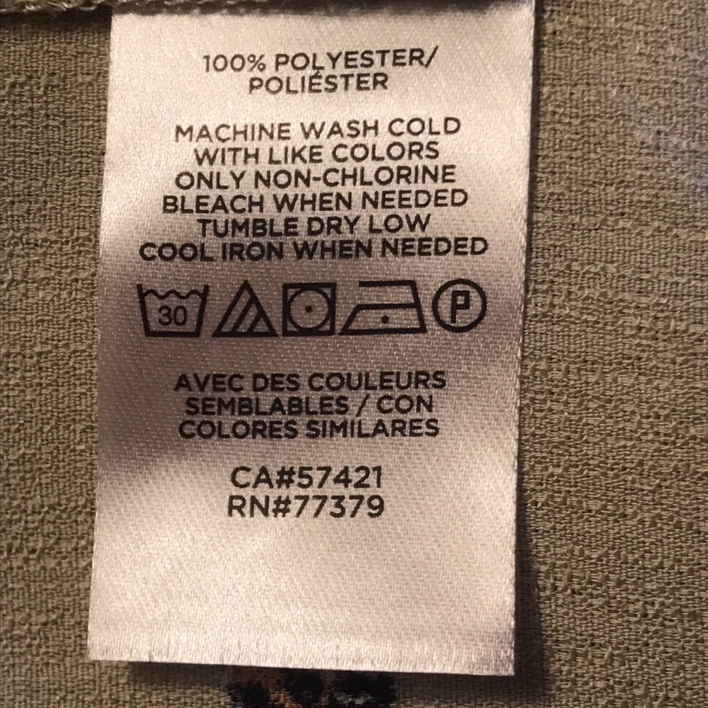 Ann Talor Defined Cheetah Print Button Front Blou… - image 7